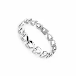 Brazalete acero inoxidable moderno | Bisujoya