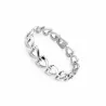 Brazalete acero inoxidable moderno | Bisujoya
