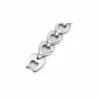 Brazalete acero inoxidable moderno | Bisujoya