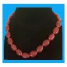 Collar coral con piedras ovaladas rojas | Bisujoya