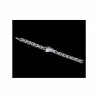 Pulsera acero dorado hombre 21cm | Bisujoya