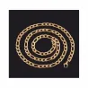 Cadena fígaro oro 18k 5mm mujer | Bisujoya