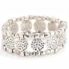Pulsera de mujer con acabado metálico envejecido y eslabones oscurecidos.