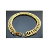Conjunto collar pulsera chapado 9k | Bisutería dorada para mujer