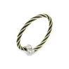 Pulsera trenzada bicolor acero inoxidable | Bisujoya