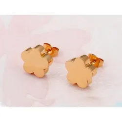 Set collar pendientes trébol oro 18k | Bisujoya - Mujer suerte y estilo