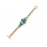 Pulsera fantasía piedras colores | Bisujoya