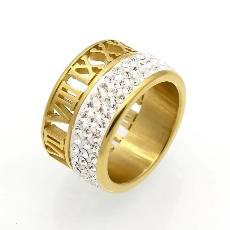 Anillo con números romanos