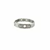 Brazalete acero geométrico antialérgico | Bisutería hombre innovadora