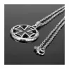 Collar cruz templaria oro plata esmalte | Bisujoya - Hombre historia fe
