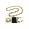 collar cuba miami 14mm oro chapado de 18K sobre acero | Bisujoya