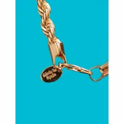Cadena cordón salomónico 6mm oro 18k | Bisujoya - Hombre elegancia duradera