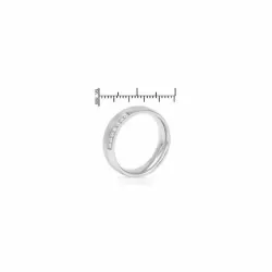 Anillo acero 7 piedras cristal talla 22 | Bisujoya - Hombre estilo único
