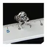 Pendiente calavera mexicana acero hombre | Bisujoya - Rocker cultural único