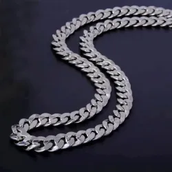 Collar acero 9mm 60cm hombre | Bisujoya
