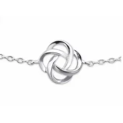 Pulsera celta plata 925 alargue 17,5cm | Bisujoya