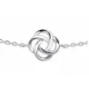 Pulsera celta plata 925 alargue 17,5cm | Bisujoya