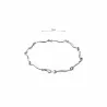 Pulsera cadena plata 925 ondulada 17cm | Bisujoya