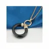 Collar seducción oro 14k circonias 40cm - Bisujoya
