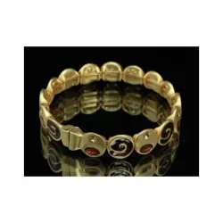 Pulsera cierre magnético topacio | Bisujoya